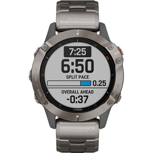Смарт-часы Garmin Fenix 6 Sapphire Titanium Gray with Ti Band (010-02158-23) Функциональность для взрослых