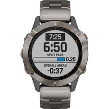 Смарт-часы Garmin Fenix 6 Sapphire Titanium Gray with Ti Band (010-02158-23)