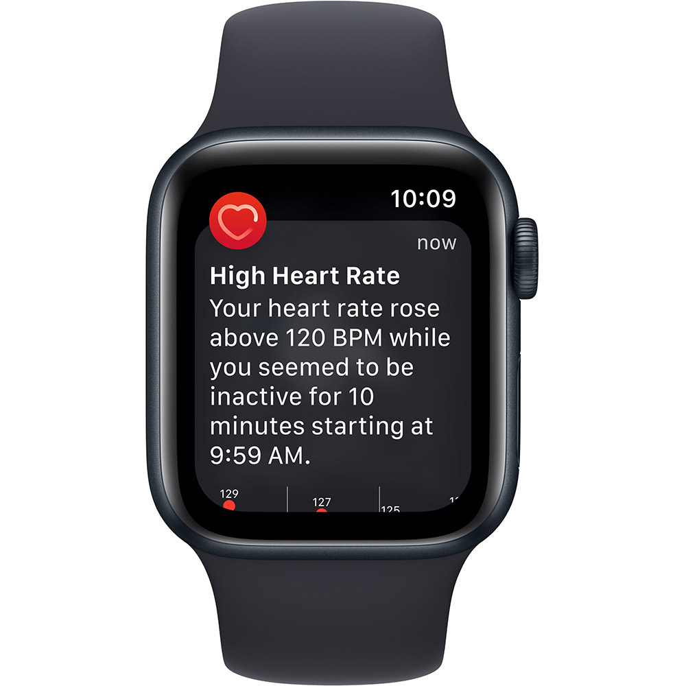 Внешний вид Смарт-часы APPLE Watch SE 2022 40 Midnight Alum Midnight Sp/B (MNJT3UL/A)