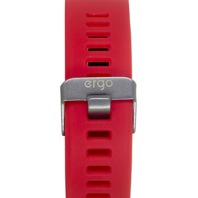 Фітнес-браслет ERGO Fit Band HR BP F010 Red Індикація дисплей