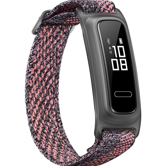 Фітнес-браслет HUAWEI Band 4e Black Sakura Coral (55031765) Індикація дисплей