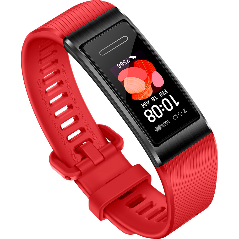 Фітнес-браслет HUAWEI Band 4 Pro Cinnabar Red Індикація дисплей