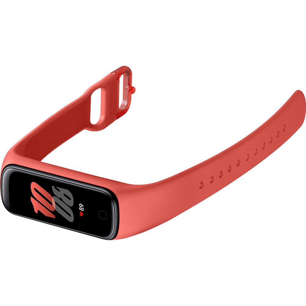 Зовнішній вигляд Фітнес-браслет SAMSUNG Galaxy Fit 2 Red (SM-R220NZRASEK)