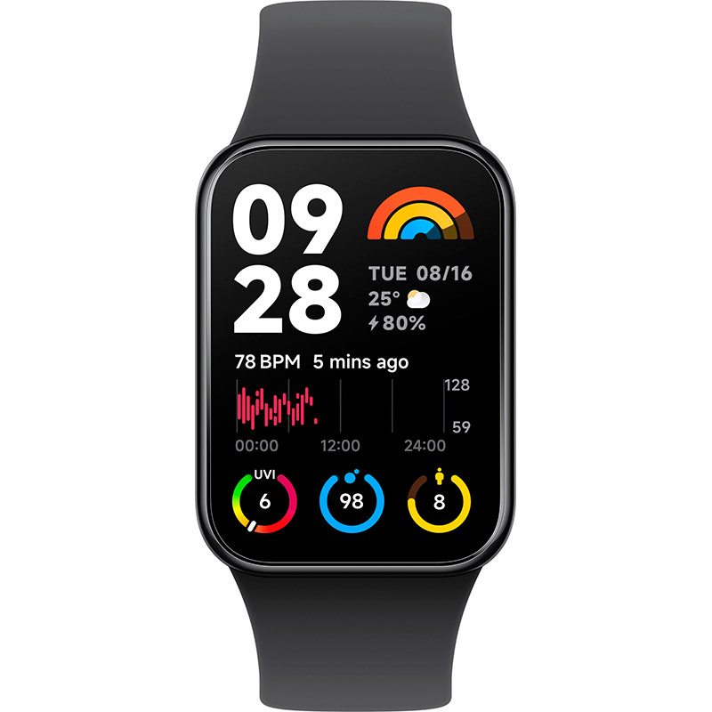 Фитнес-браслет XIAOMI Mi Smart Band 8 Pro Black (BHR8017GL) Вид деятельности плавание