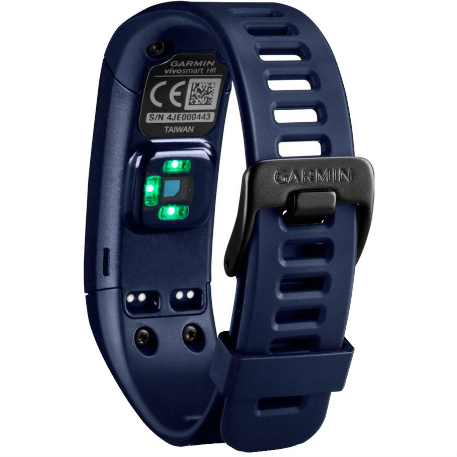 Фітнес-браслет GARMIN vivosmart HR Regular Blue (010-01955-14) Індикація дисплей