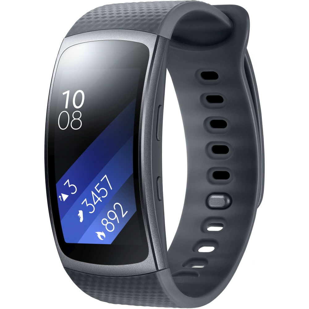 Зображення Фітнес-браслет SAMSUNG Gear Fit 2 (SM-R3600DAASEK) Dark Grey