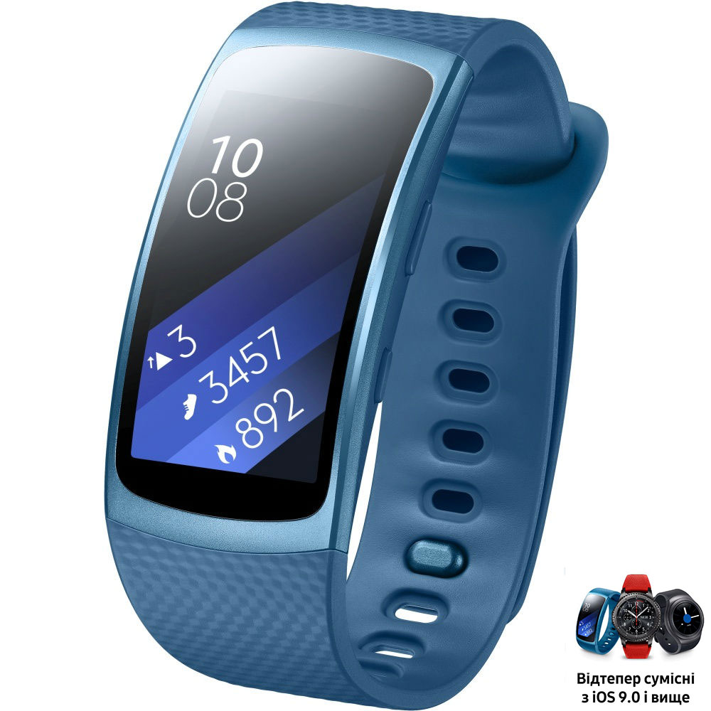 Фитнес-браслет SAMSUNG Gear Fit 2 (SM-R3600ZBASEK) Blue