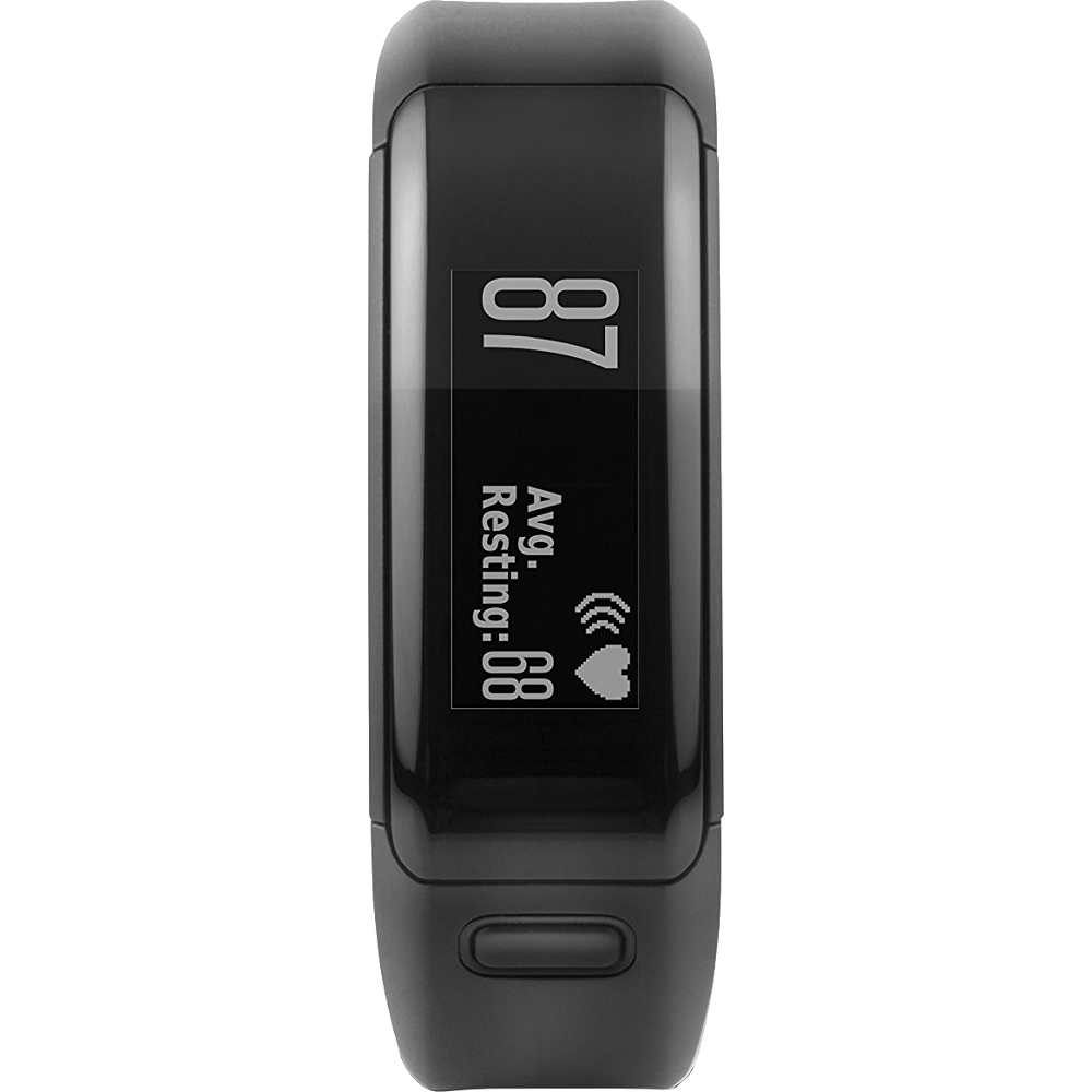 Фитнес-браслет GARMIN vivosmart HR, Black, Extra Large (010-01955-15)