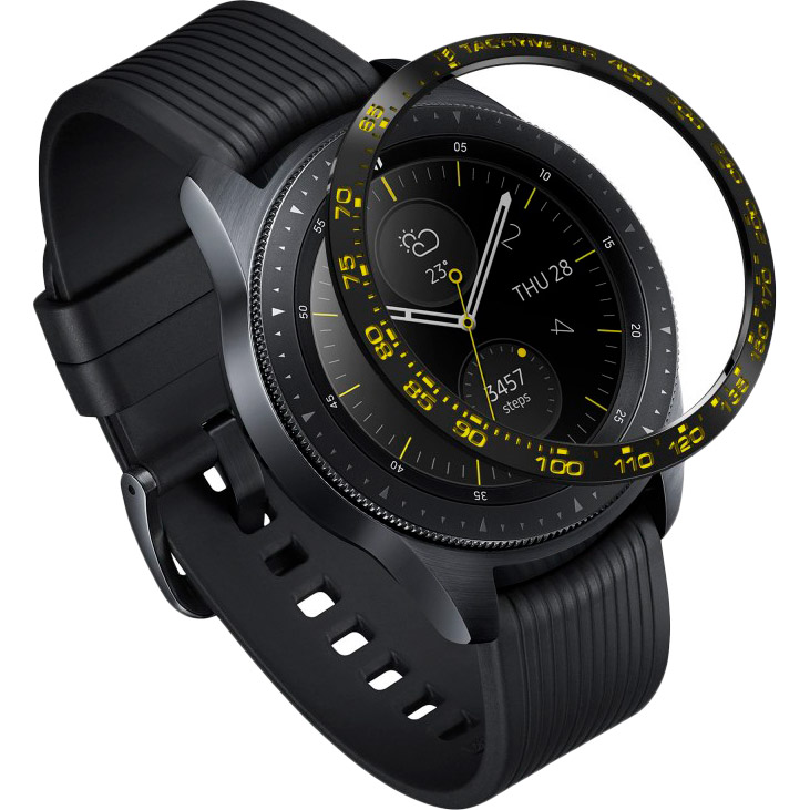 Захисна накладка RINGKE Samsung Galaxy Watch 42mm/Galaxy Sport Black/Yellow (RCW4755)