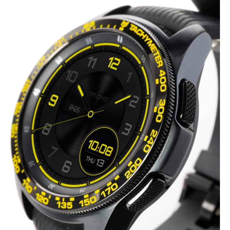 Защитная накладка RINGKE Samsung Galaxy Watch 42mm/Galaxy Sport Black/Yellow (RCW4755) Тип защитная накладка