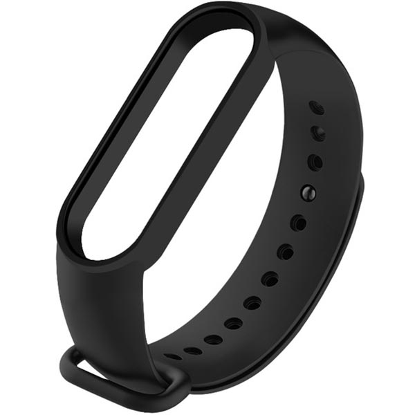 

Ремешок NCASE Silicone для Xiaomi Mi Band 5 Black, Silicone Xiaomi Mi Band 5 black