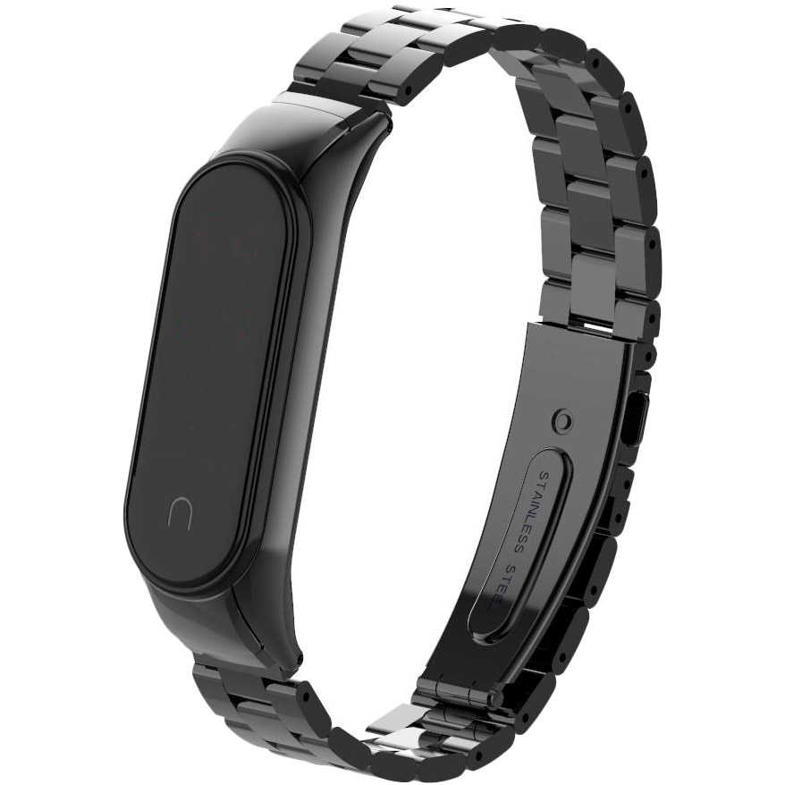 

Браслет NCASE Stainless Steel Xiaomi Mi Band 4 Black, Stainless Stell Xiaomi Mi Band 4 black