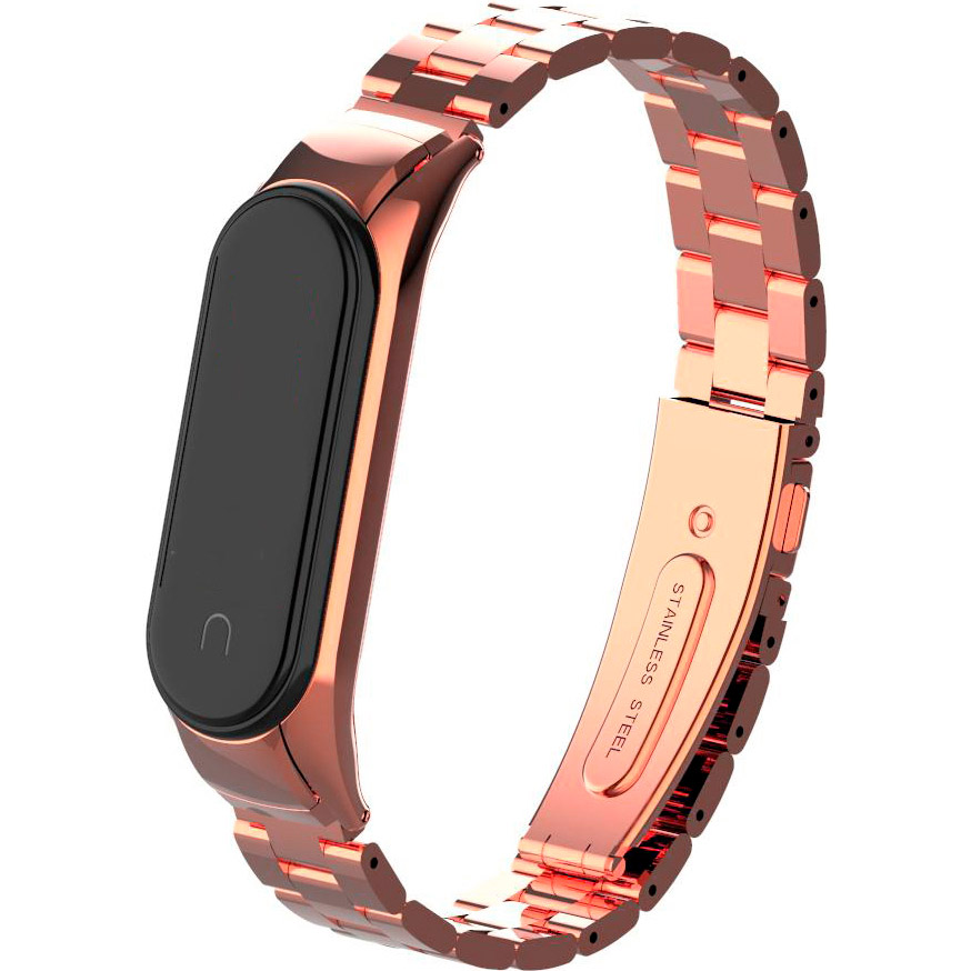 

Браслет NCASE Stainless Steel Xiaomi Mi Band 4 Rose Gold, Stainless Stell Xiaomi Mi Band 4 rose gold