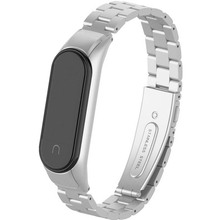 Браслет NCASE Stainless Steel Xiaomi Mi Band 4 Silver