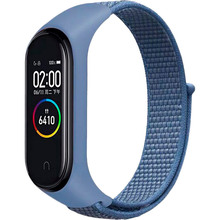 Ремінець BECOVER Nylon Style для Xiaomi Mi Smart Band 5 Blue (705417)