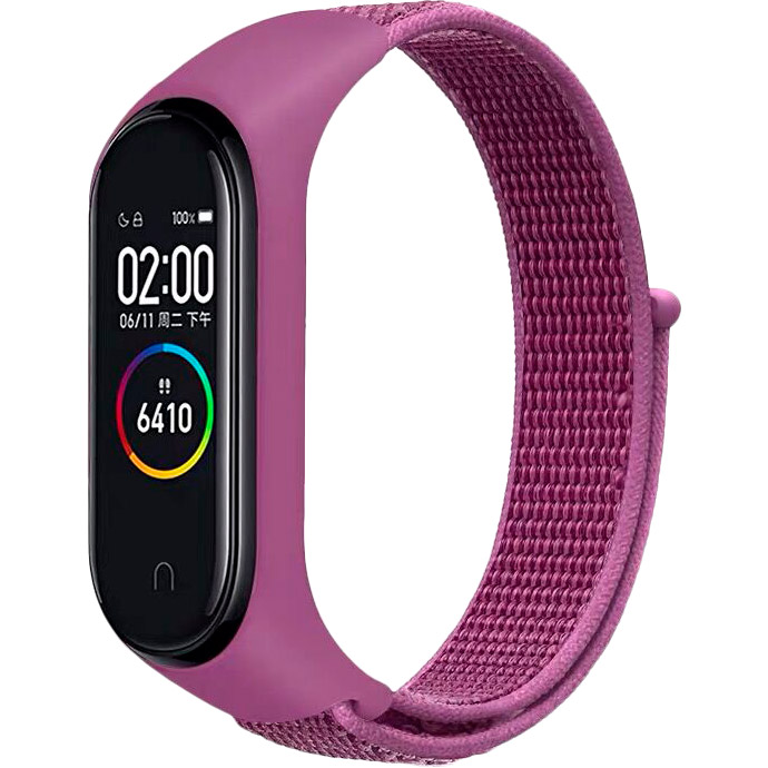 Ремінець BECOVER Nylon Style для Xiaomi Mi Smart Band 5 Purple (705429)