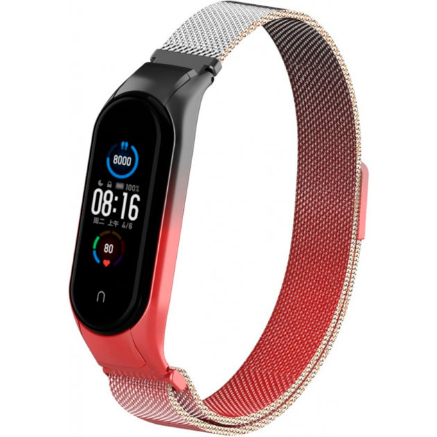 

Браслет Armorstandart Milanese Magnetic Band 503 для Xiaomi Mi Band 6/5 Gradient Black-Red (ARM57185), Xiaomi Mi Band 5 Gradient Black-Red (ARM57185)
