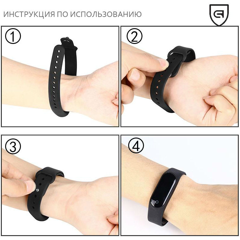 Фото 4 Ремінець ARMORSTANDART для Xiaomi Mi Band 3 Pink (ARM51836)