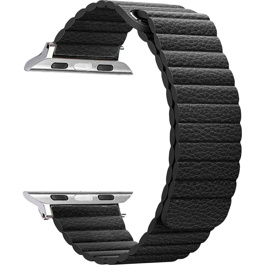 Ремінець ARMORSTANDART Leather Loop для Apple Watch All Series 38/40 мм Black (ARM48655)