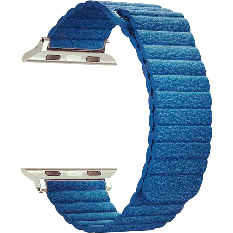 Ремінець ARMORSTANDART Leather Loop для Apple Watch All Series 38/40 мм Cape Cod Blue (ARM53316)