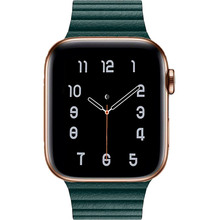 Ремінець ARMORSTANDART Leather Loop для Apple Watch All Series 38/40 мм Forest Green (ARM53317)