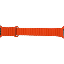 Ремінець ARMORSTANDART Leather Loop для Apple Watch All Series 38/40 мм Orange (ARM57838)