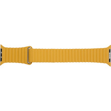 Ремешок ARMORSTANDART Leather Loop для Apple Watch All Series 38/40 мм Yellow (ARM57841)