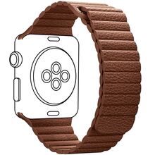 Ремінець ArmorStandart Leather Loop для Apple Watch 42/44/45/49mm Saddle Brown (ARM57844)