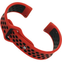 Ремінець BECOVER для Xiaomi Amazfit Bip/TicWatch E Red-Black (705709)