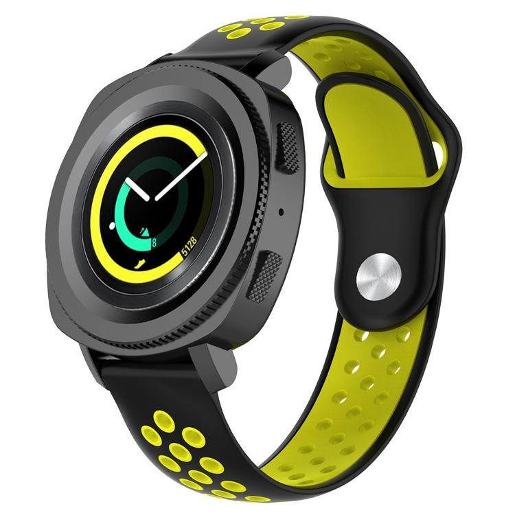 Ремешок BECOVER Huawei Watch GT 2 42mm Black-Yellow (705751)