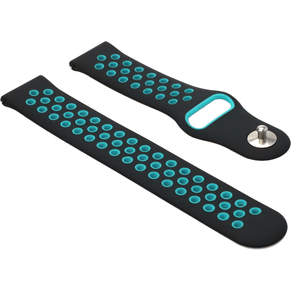 Ремешок BECOVER Nike Style для Nokia/Withings Steel/Steel HR Black-Blue (705764)
