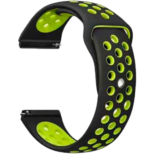 Ремінець BECOVER Nike Style для Nokia/Withings Steel/Steel HR Black-Yellow(705769) Сумісність за моделлю Nokia Steel