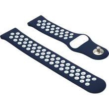 Ремешок BECOVER Nike Style для Nokia/Withings Steel/Steel HR Blue-White (705770)