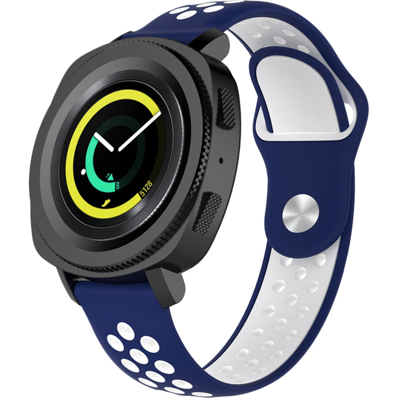 Ремінець BECOVER Nike Style для Nokia/Withings Steel/Steel HR Blue-White (705770) Сумісність за моделлю Withings Steel