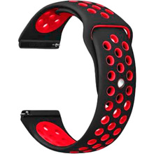 Ремінець BECOVER Nike Style для Garmin Vivoactive 3/Vivomove Black-Red (705776)