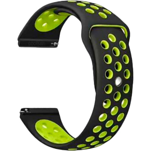 Ремешок BECOVER Nike Style для Garmin Vivoactive 3/Vivomove Black-Yellow (705778) Тип ремешок