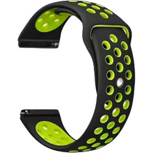 Ремешок BECOVER Nike Style для Garmin Vivoactive 3/Vivomove Black-Yellow (705778)