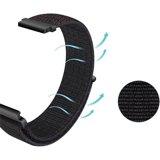 Ремінець BECOVER Nylon Style для Garmin Vivoactive 3/Vivomove Blue (705860) Сумісність за моделлю Garmin Vivoactive 3