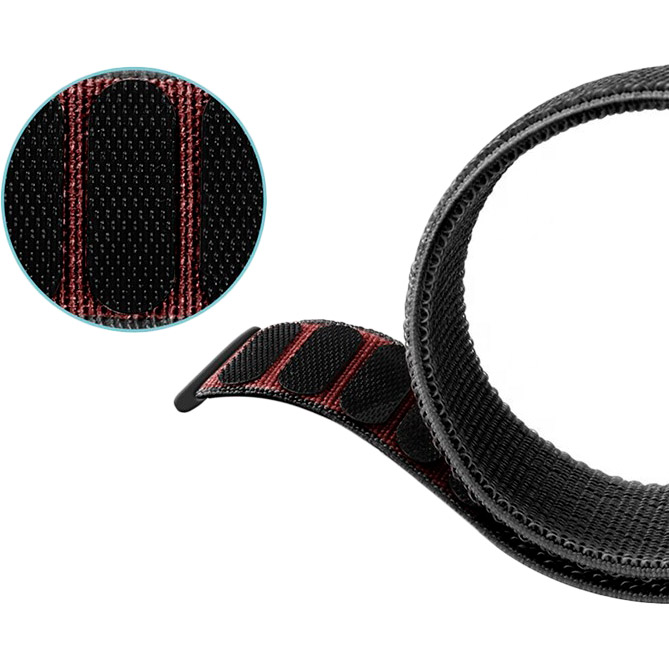 Ремінець BECOVER Nylon Style для Garmin Vivoactive 3/Vivomove Blue (705860) Тип ремінець