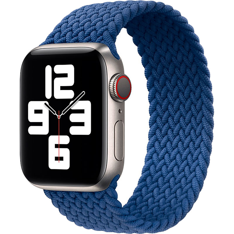 Ремінець ArmorStandart Braided Solo Loop для Apple Watch 42/44/45/49mm Atlantic Blue Size 10 (172 mm) (ARM58080)