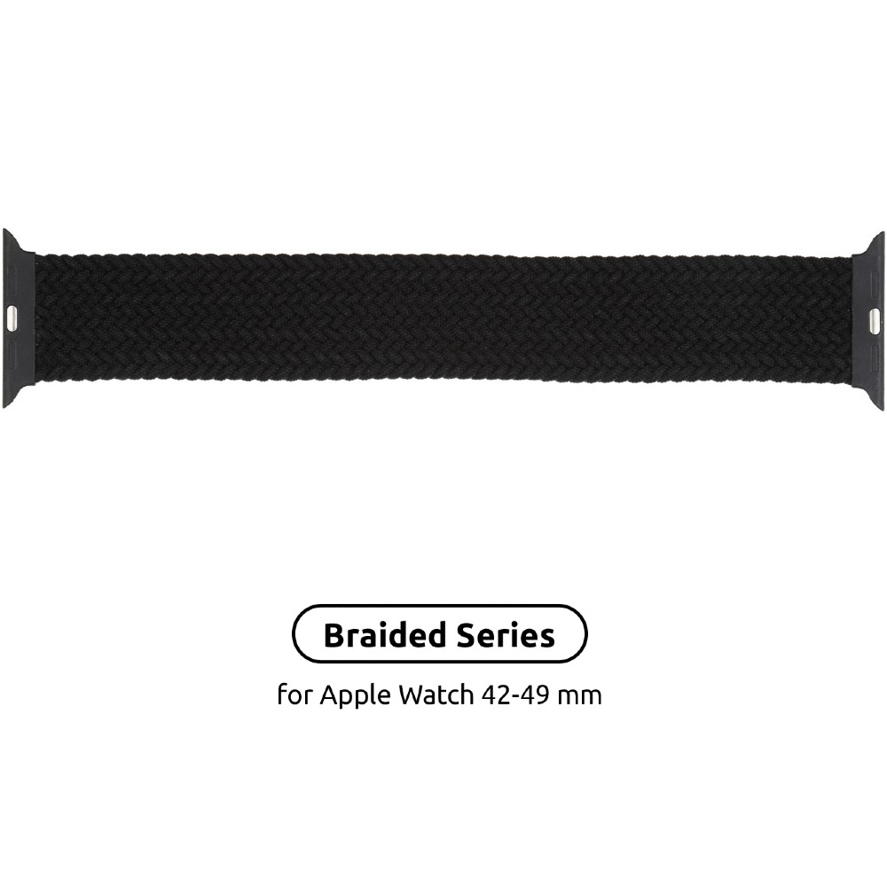 Ремінець ArmorStandart Braided Solo Loop для Apple Watch 42/44/45/49mm Charcoal Size 6 (148 mm) (ARM58072) Сумісність за моделлю Apple Watch Series 6 44mm