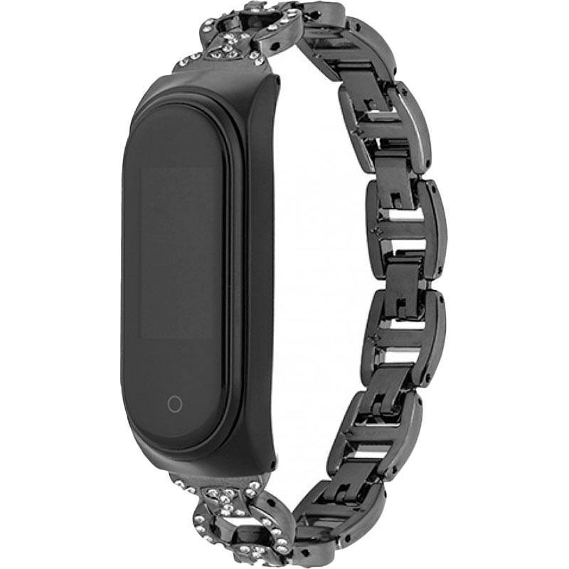 

Браслет XoKo Buckle для Xiaomi Mi Band 3/4 Silver (XK-XM-SDB-Silver), Mi Band 3/4 стразы Buckle Silver