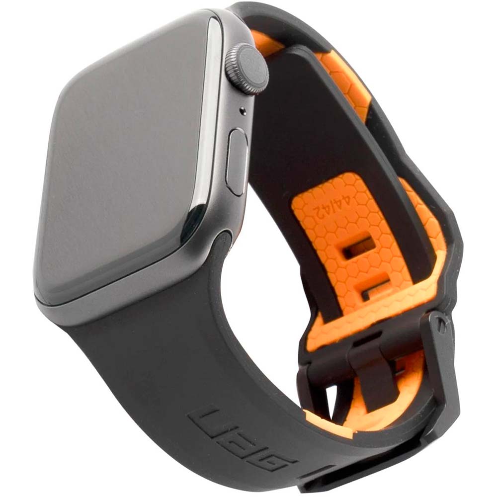 

Ремешок UAG Apple Watch 44/42 Civilian Black/Orange (19148D114097), Ремінець Apple Watch 44/42 Civilian Black/Orange