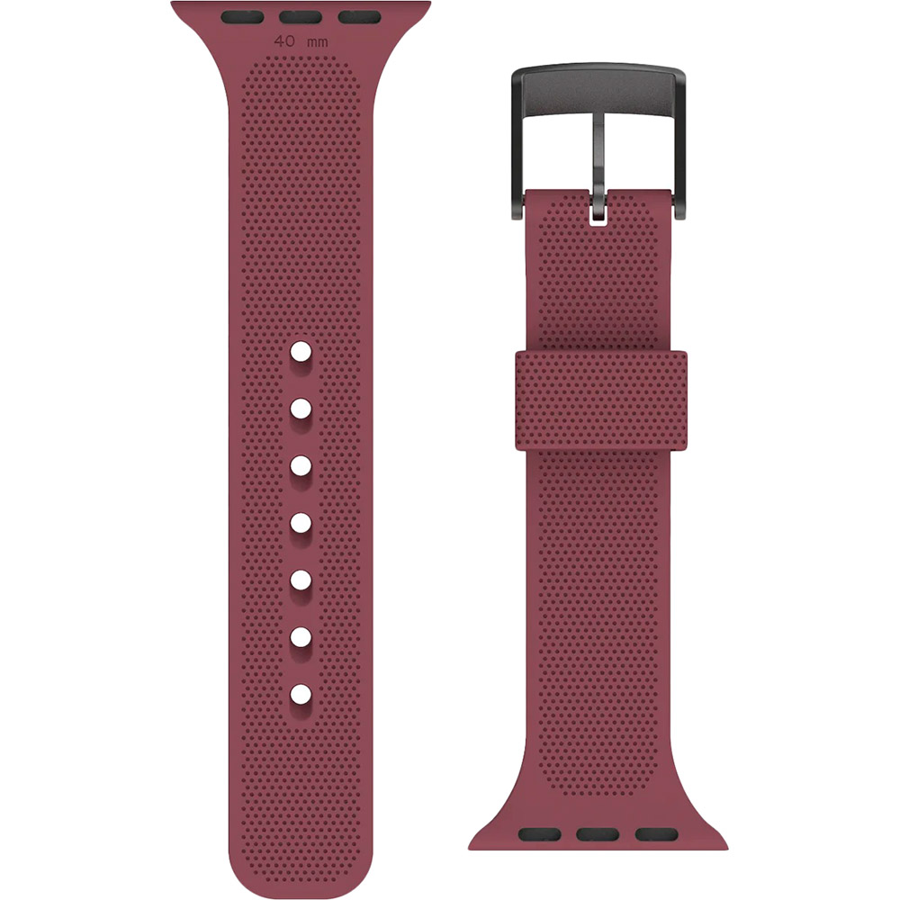 Зовнішній вигляд Ремінець UAG Dot Silicone для Apple Watch 44/42 Aubergine (19249K314747)