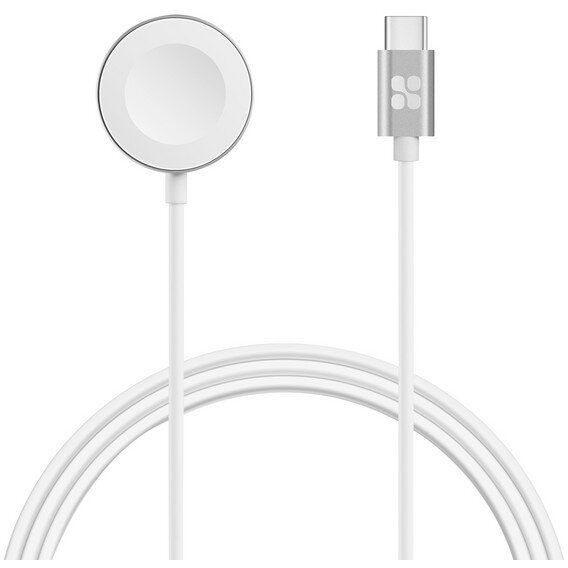 Кабель для зарядки PROMATE USB-C для Apple Watch auracord-c.white Кабель для зарядки PROMATE USB-C для Apple Watch auracord-c.white