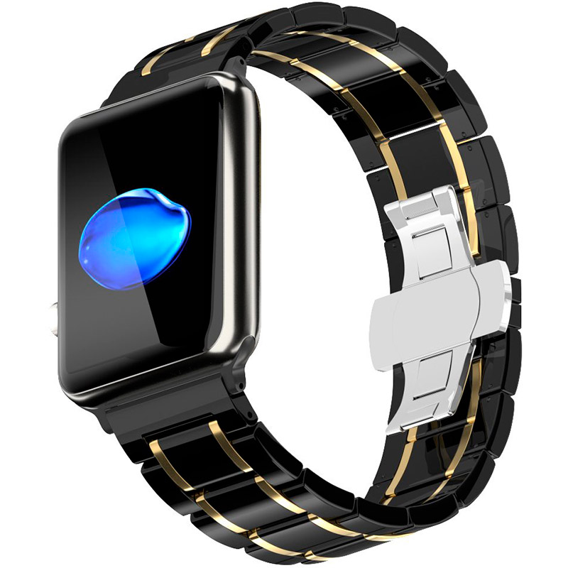 

Браслет XoKo Ceramic для Apple Watch 38mm Black/Gold (XK-CER-BKGD), Apple Watch 38mm Black/Gold (XK-CER-BKGD)