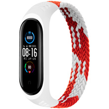 Ремінець BECOVER Xiaomi Mi Smart Band 5/6 (S) Red-White (706137)