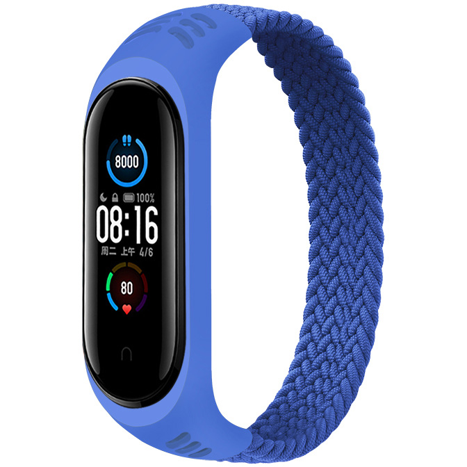 

Ремешок BECOVER Xiaomi Mi Smart Band 5/6 (S) Deep Blue (706138), Xiaomi Mi Smart Band 5/6 (S) Deep Blue (706138)