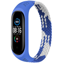 Ремешок BECOVER Xiaomi Mi Smart Band 5/6 (S) Blue-White (706140)