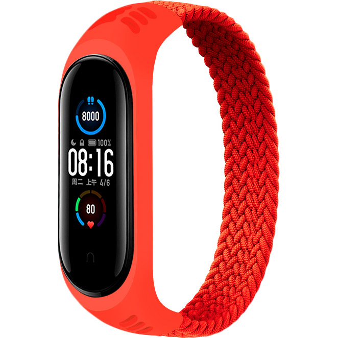 

Ремешок BeCover Elastic Nylon Style для Xiaomi Mi Smart Band 5/6 Size S Red (706144), Xiaomi Mi Smart Band 5/6 (S) Red (706144)